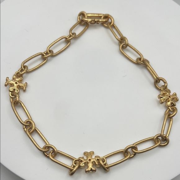 Tory Burch Interlocking Flower Necklace | Shopbop 542. Tory Burch‎ Gold Chain Necklace with Floral Accents